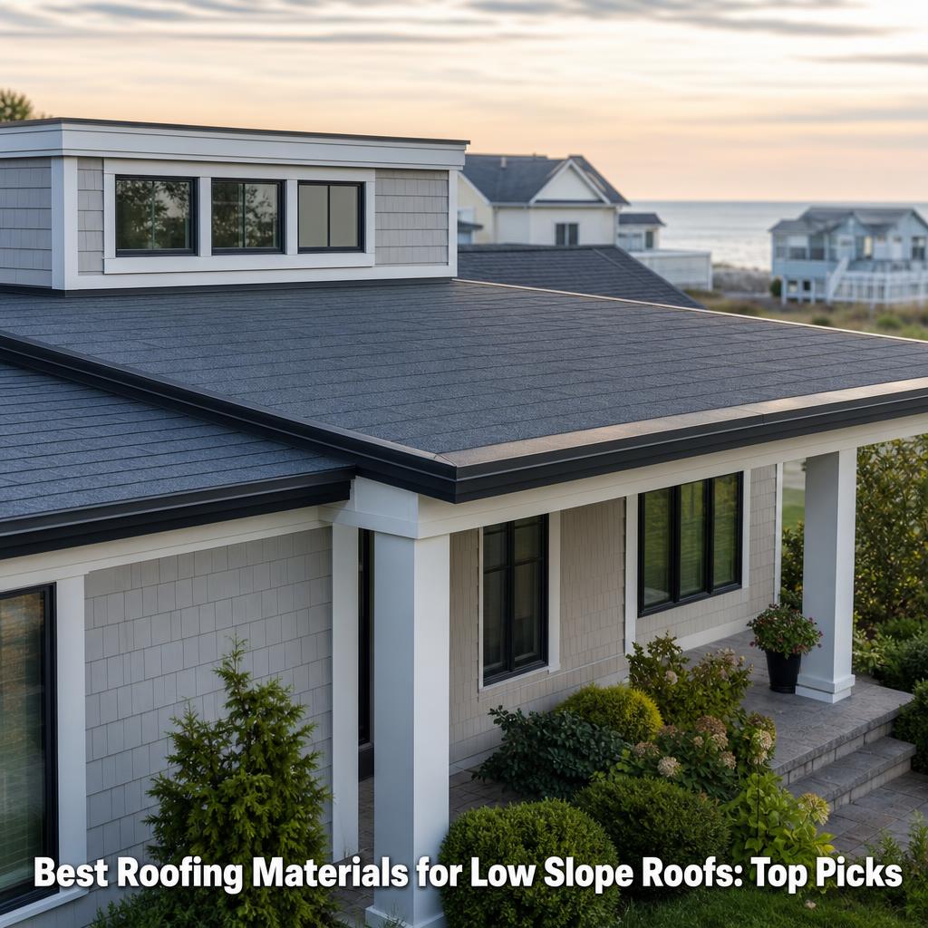 Best Roofing Materials for Low Slope Roofs: Top Picks