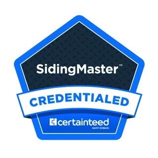 CertainTeed SidingMaster Credentialed badge